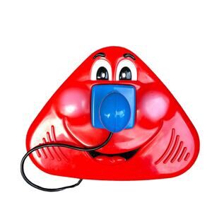 Crayola Stamper w/ 9 Rubber Stamps Vintage 1995 Binney Smith Not Talking READ